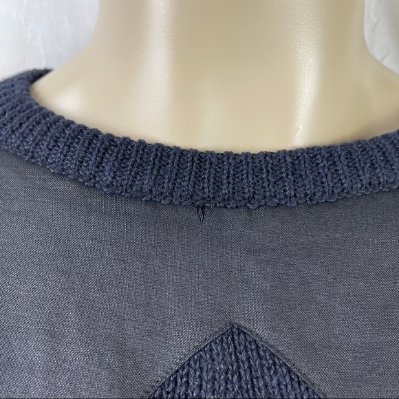 🚫SOLD🚫 VTG 80’s Black Open Knit Diamond Panel - Picture 10 of 16